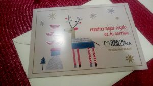 diseño de felicitación de navidad para dental guillena