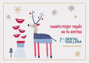 diseño de felicitación de navidad para dental guillena