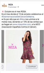 Campañas de publicidad en Facebook e Instagram para Niza Moda