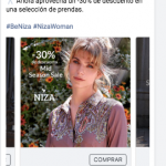 Campañas de publicidad en Facebook e Instagram para Niza Moda