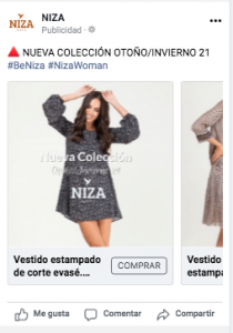Campañas de publicidad en Facebook e Instagram para Niza Moda