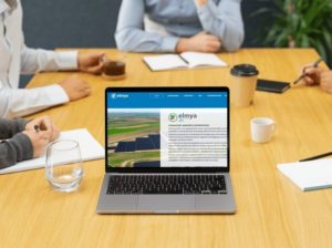 diseño de pagina web para elmya, diseño web para empresa de renovables